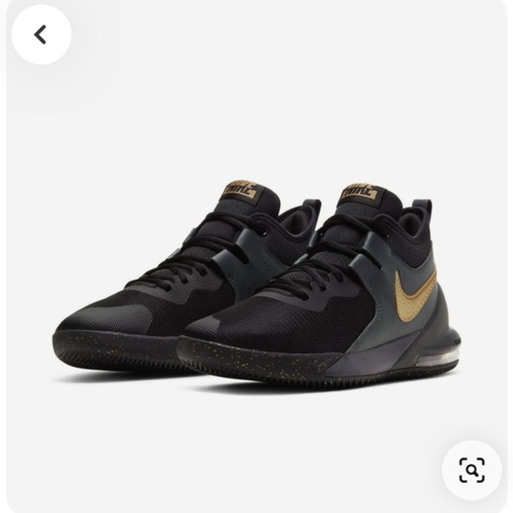 NIKE AIR MAX IMPACT BLACK/METALLIC GOLD NOIR/OR METALLIQUE​​